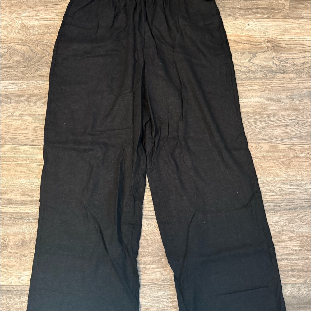 Abercrombie & Fitch Linen Blend Pull-on Pant M